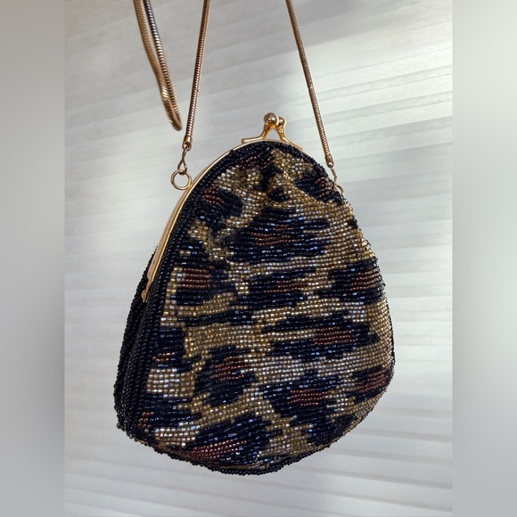 Vintage Carolyne Barton Night Beaded Evening Bag - Picture 3 of 10